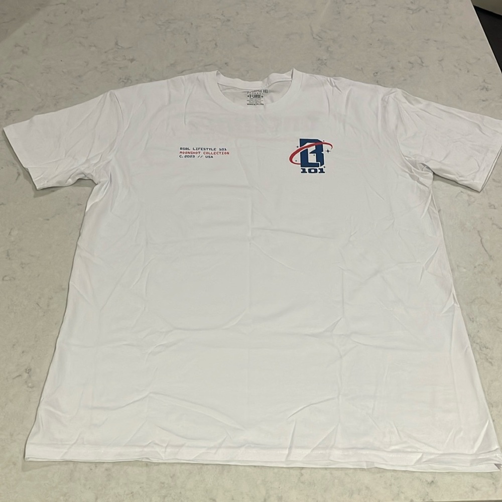 Baseball Lifestyle 101 brand moonshot tshirt size XL in EUC